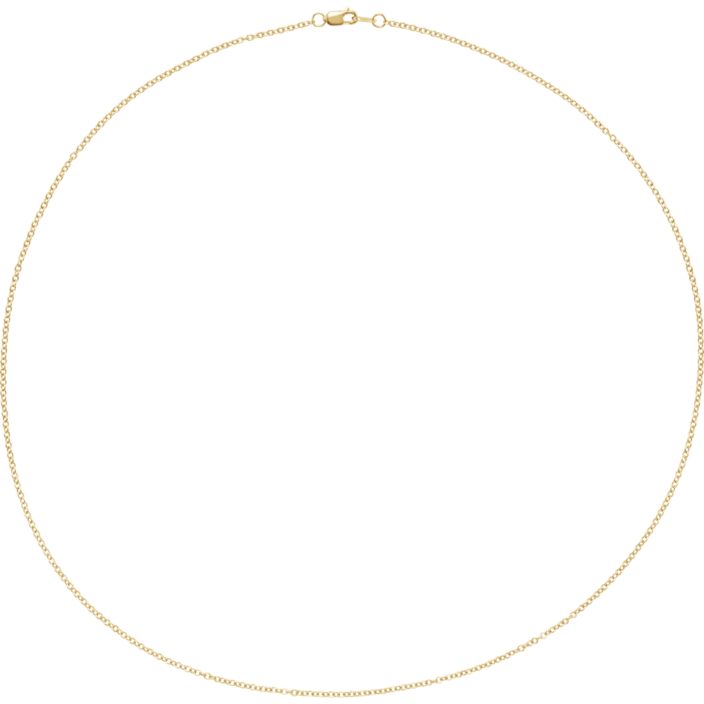 delicate but sturdy gold chain necklace