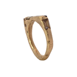 WORKSHOP RING No. 2 - Gold Sapphire, Diamonds