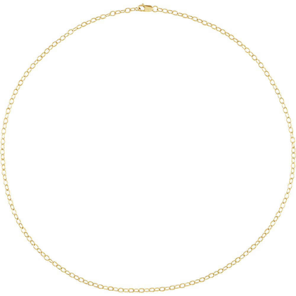 open cable link necklace