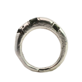 WORKSHOP RING No. 8 - Silver, Sapphires, Diamonds