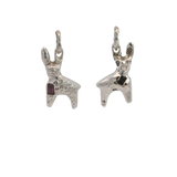 WORKSHOP No. 11  Pendant - Hare -  Sterling Silver, Sapphire, Ruby, Diamond