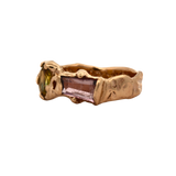 No. 83 OOAK Ring - Diamond, Sapphire, Spinel in 14K Gold