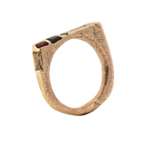 WORKSHOP RING No. 2 - Gold Sapphire, Diamonds