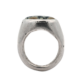TUVA Dome Ring - Sterling Silver + New Lander Variscite