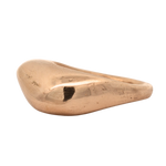 Artisan-Crafted GLENR Square Dome Ring in Recycled Platinum