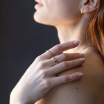 Artisan-Crafted HALLE Ring in Recycled Platinum