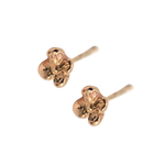 Artisan-Crafted IDUN MINI Stud Earrings in Recycled Platinum