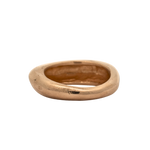 Close-up of Hand-Carved GLENR Ring Showcasing Sculptural Design