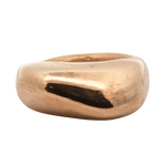 Close-up of Hand-Carved GLENR Round and Square Dome Rings