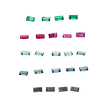 Close-up of Hand-Carved IDUN Flower Charm with Emerald Gemstone