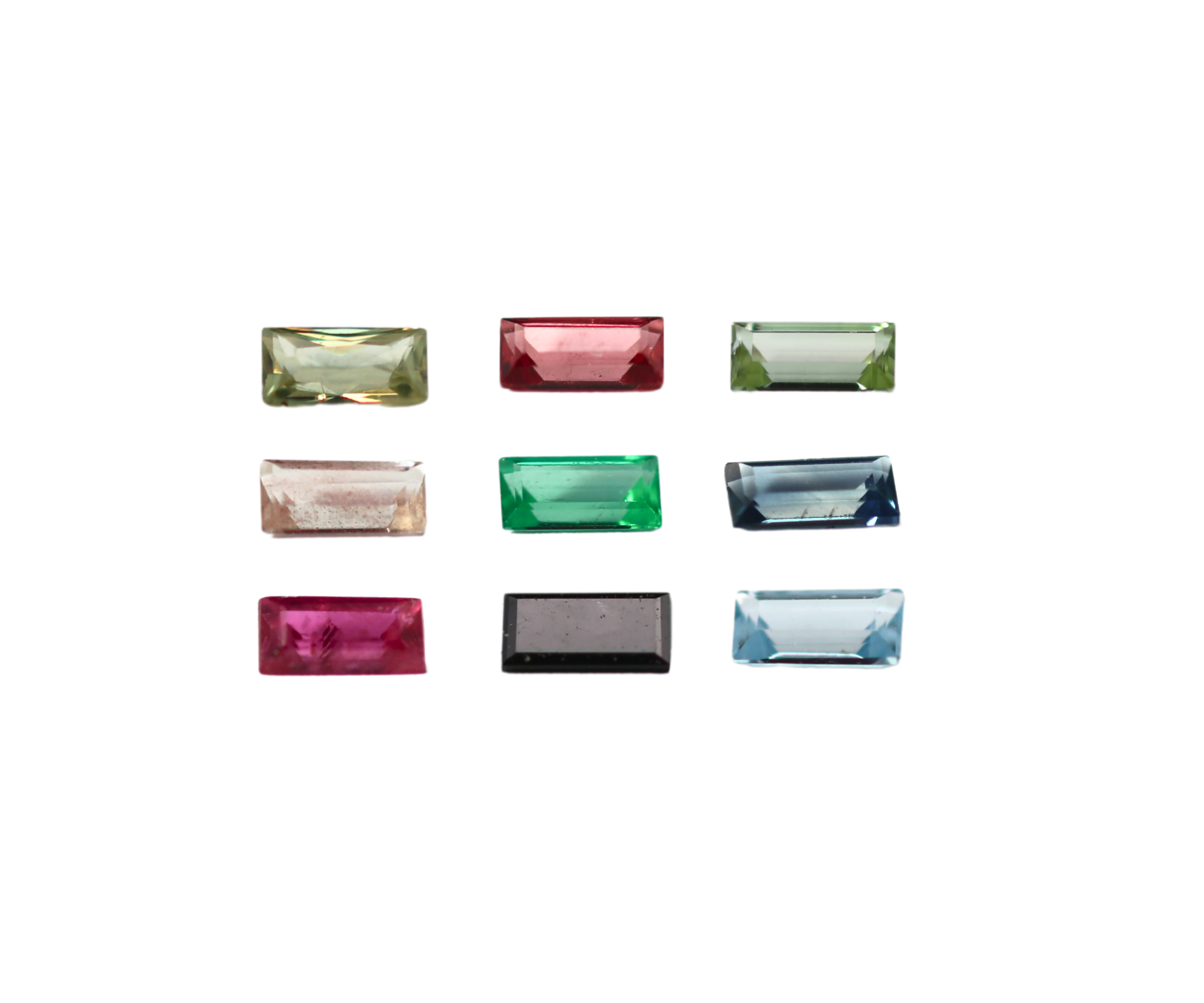 Close-up of Hand-Carved Leaf and Flower Stud Earrings with Baguette Stones