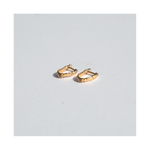 Crooked Fern Mini Hoop Earrings with Elegant Style