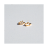 Crooked Fern Mini Hoop Earrings with Elegant Style