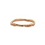 Crooked Fern Stacking Ring in Fairmined Gold