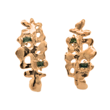 DORTE Drop Earrings in 14K Fairmined Gold with Seafoam Green Tourmalines