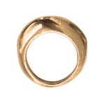 Detail of Billowy Shape on GLENR Round Dome Ring