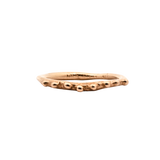 Dotted Madrone Ring in Fairmined Gold with Eight Tiny Dots
