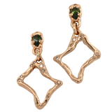 Estelle Earrings - Gold + Sapphire