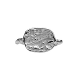 FRIKA Round Signet Ring - Sterling Silver