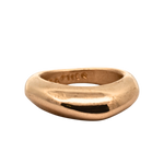 GLENR Round Dome Ring in Fairmined Gold with Polished Finish