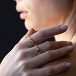 HALLE Ring Paired with Other Siri Hansdotter Jewelry Pieces