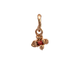 IDUN charm in 14k gold with four-petal flower design by Siri Hansdotter