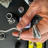 WORKSHOP RING No. 9 - Silver, Sapphires, Ghosts