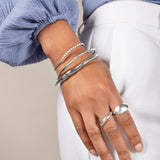 SIGR Bangle Bracelet - Silver