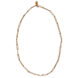 JONSI Slub Link Chain Necklace - Gold