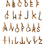 LETTER Charm in 14K Yellow Fairmined Gold