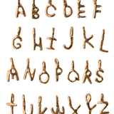 LETTER Charm in 14K Yellow Fairmined Gold