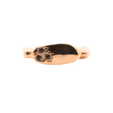 MAEVA Signet Ring in Fairmined Gold with Salt and Pepper Diamonds