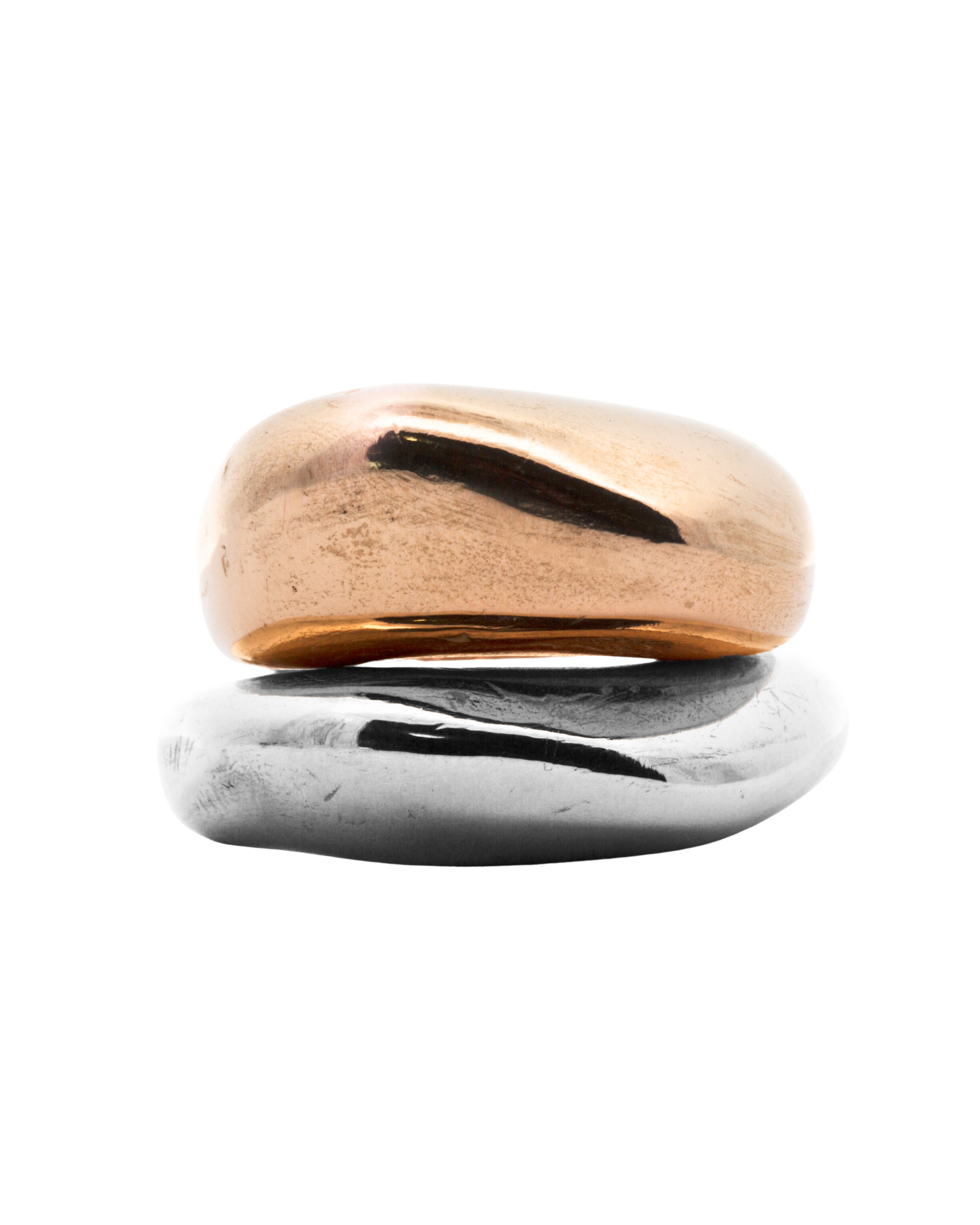 Mixed GLENR Dome Ring Stack