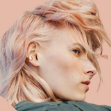 Model Wearing SIGR Ear Cuff with Elegant Style