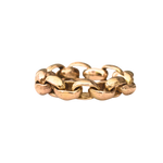 ROI Chain Link Ring in Fairmined Gold with Sculptural Design