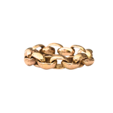 ROI Chain Link Ring in Fairmined Gold with Sculptural Design