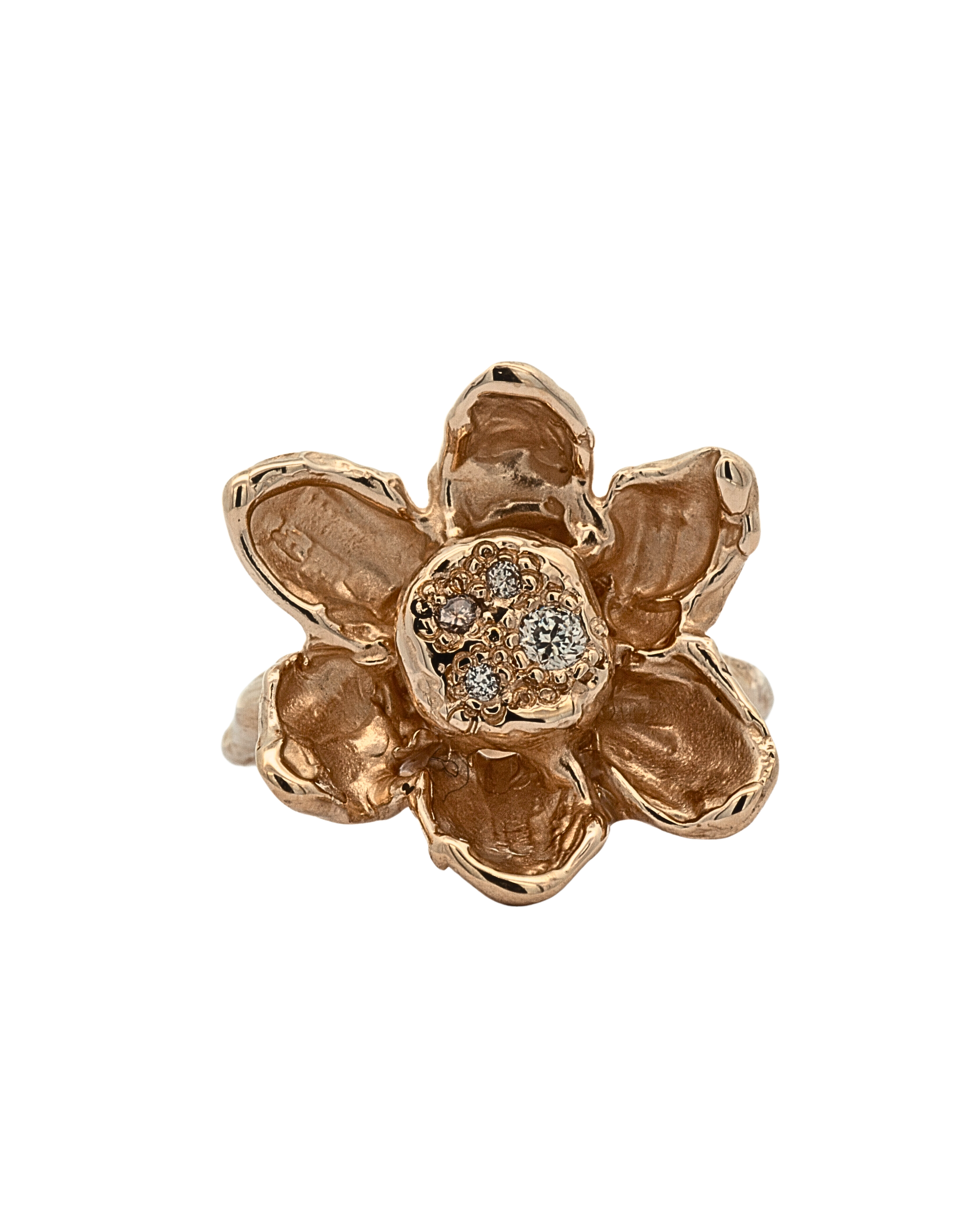 RORA Giant Flower Signet Ring by Siri Hansdotter