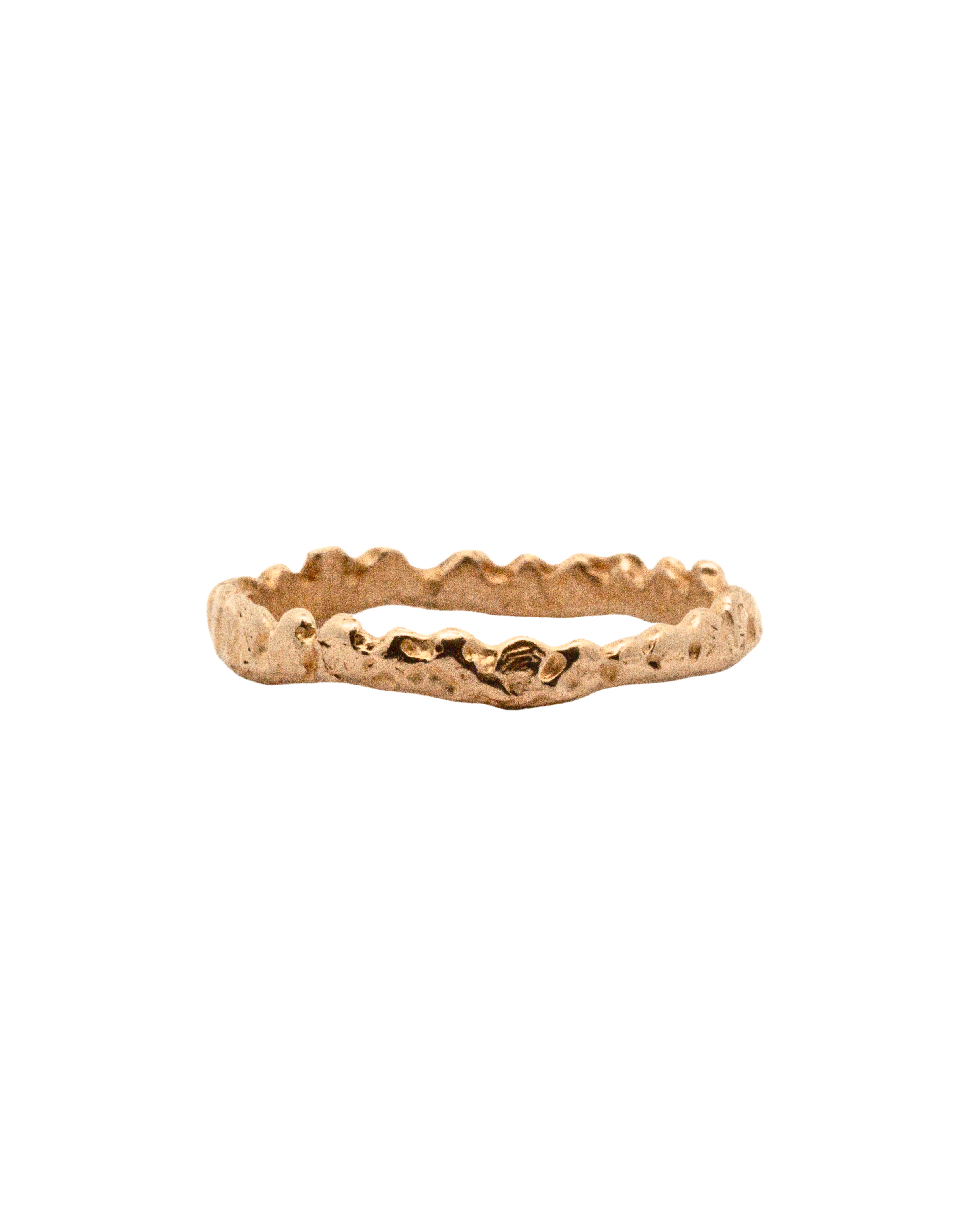 SIGGE Petite Crown Stacker Ring in 14K Yellow Fairmined Gold