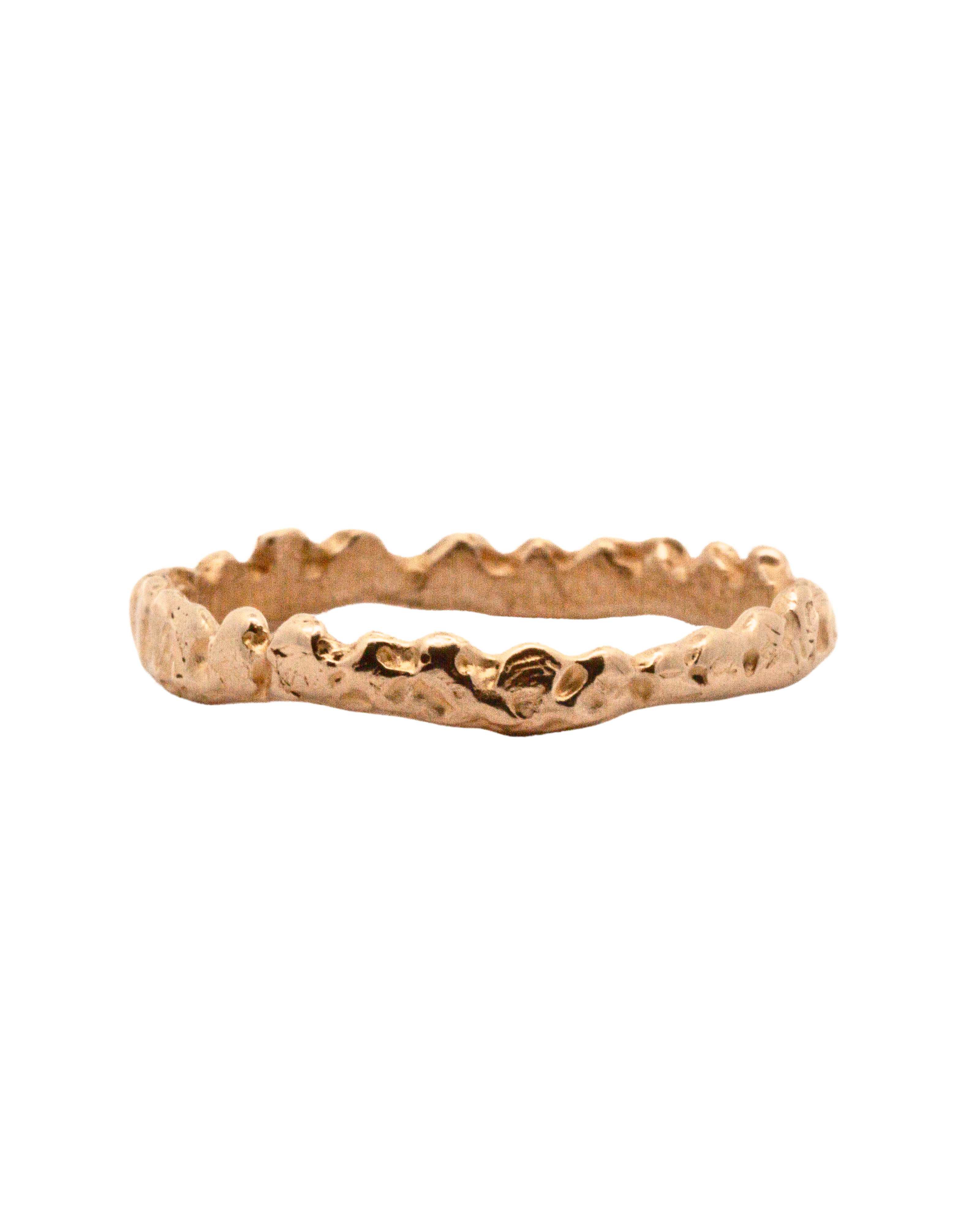 SIGGE Petite Crown Stacker Ring with Minimalist Style