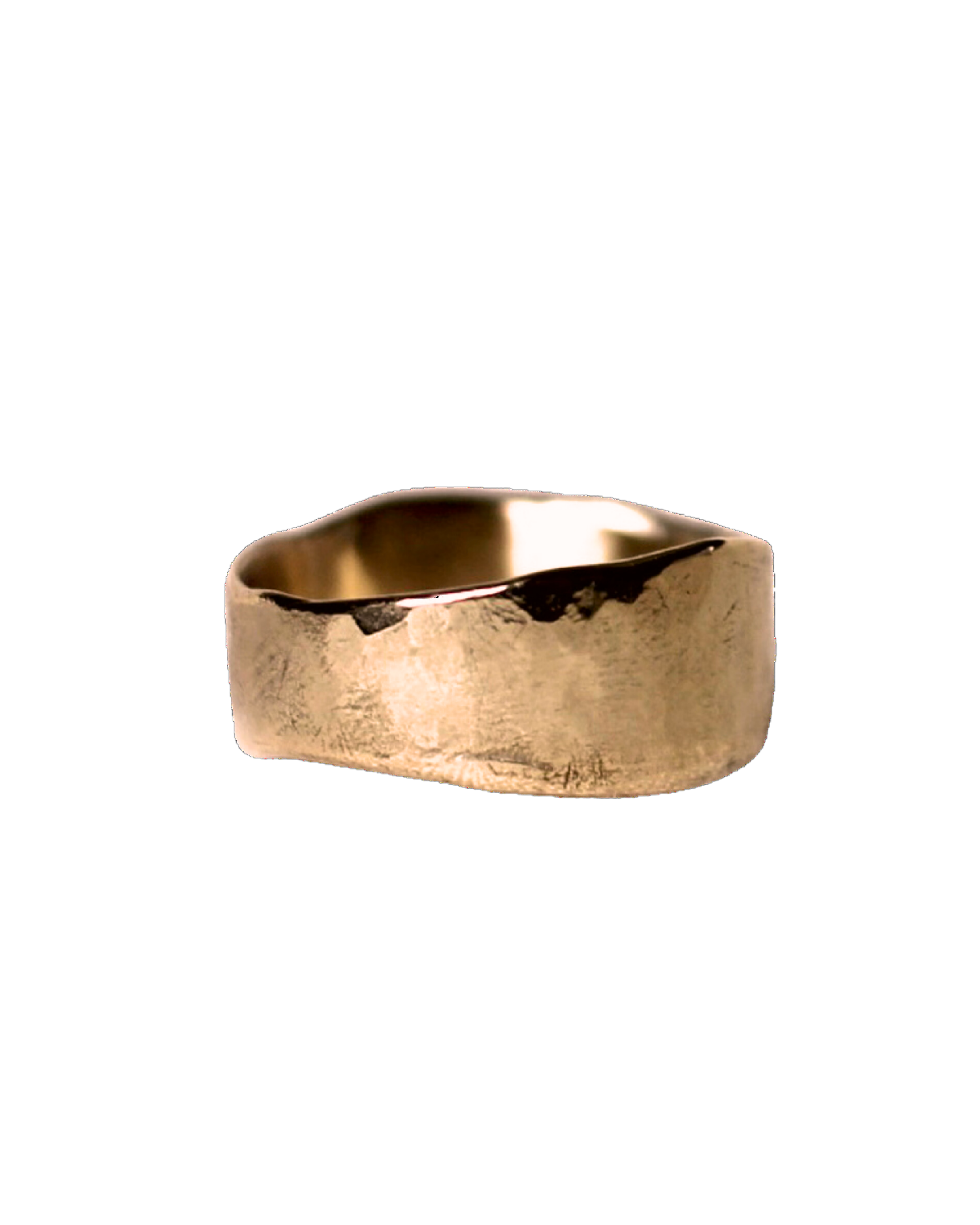 SIGR WATER Medium Band Ring in 14K Yellow Fairmined Gold