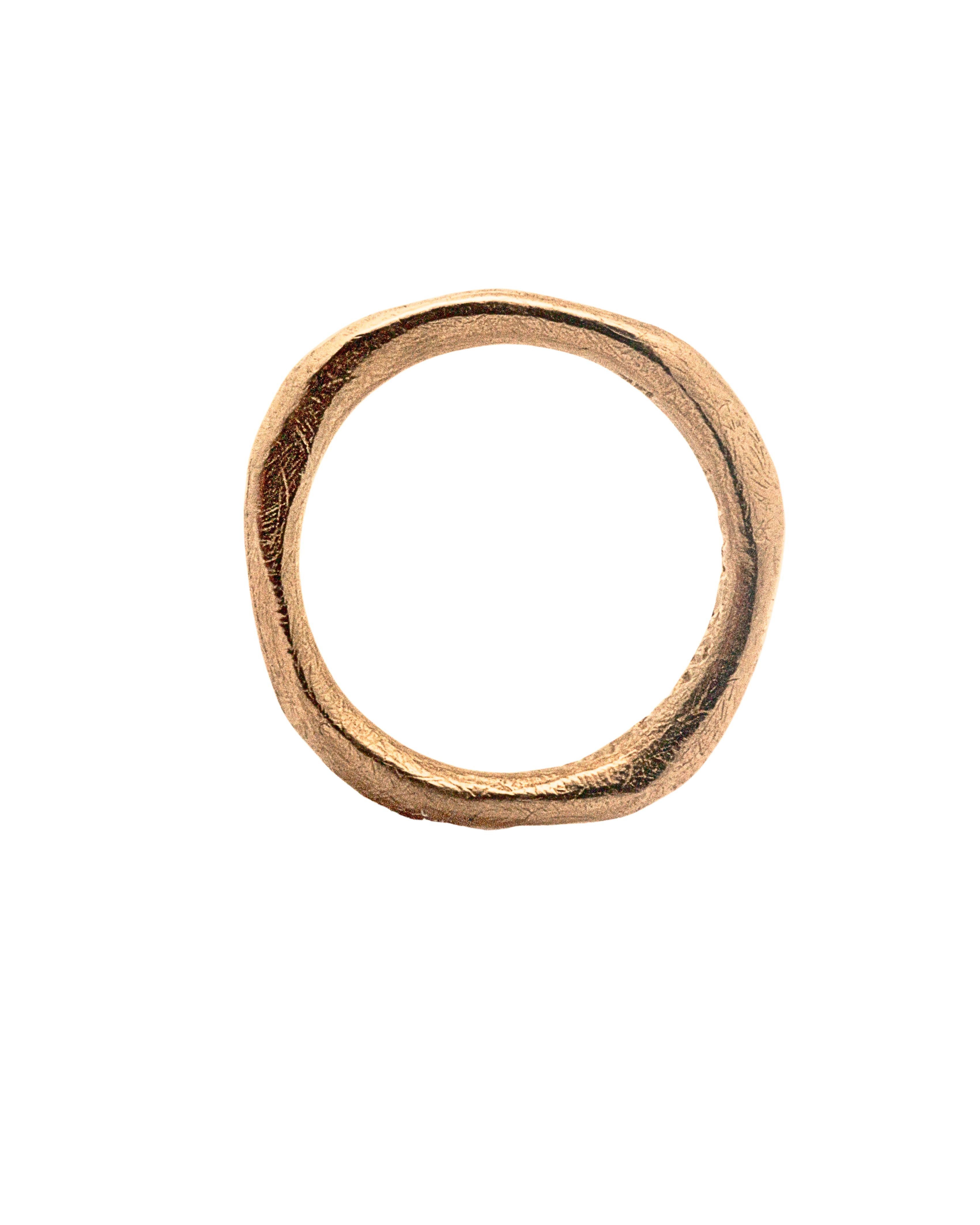 Side View of MADRONE Stacker Ring Highlighting Organic Design