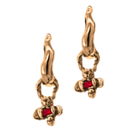 TILDA Hoops with IDUN Charms in 14K Yellow Fairmined Gold