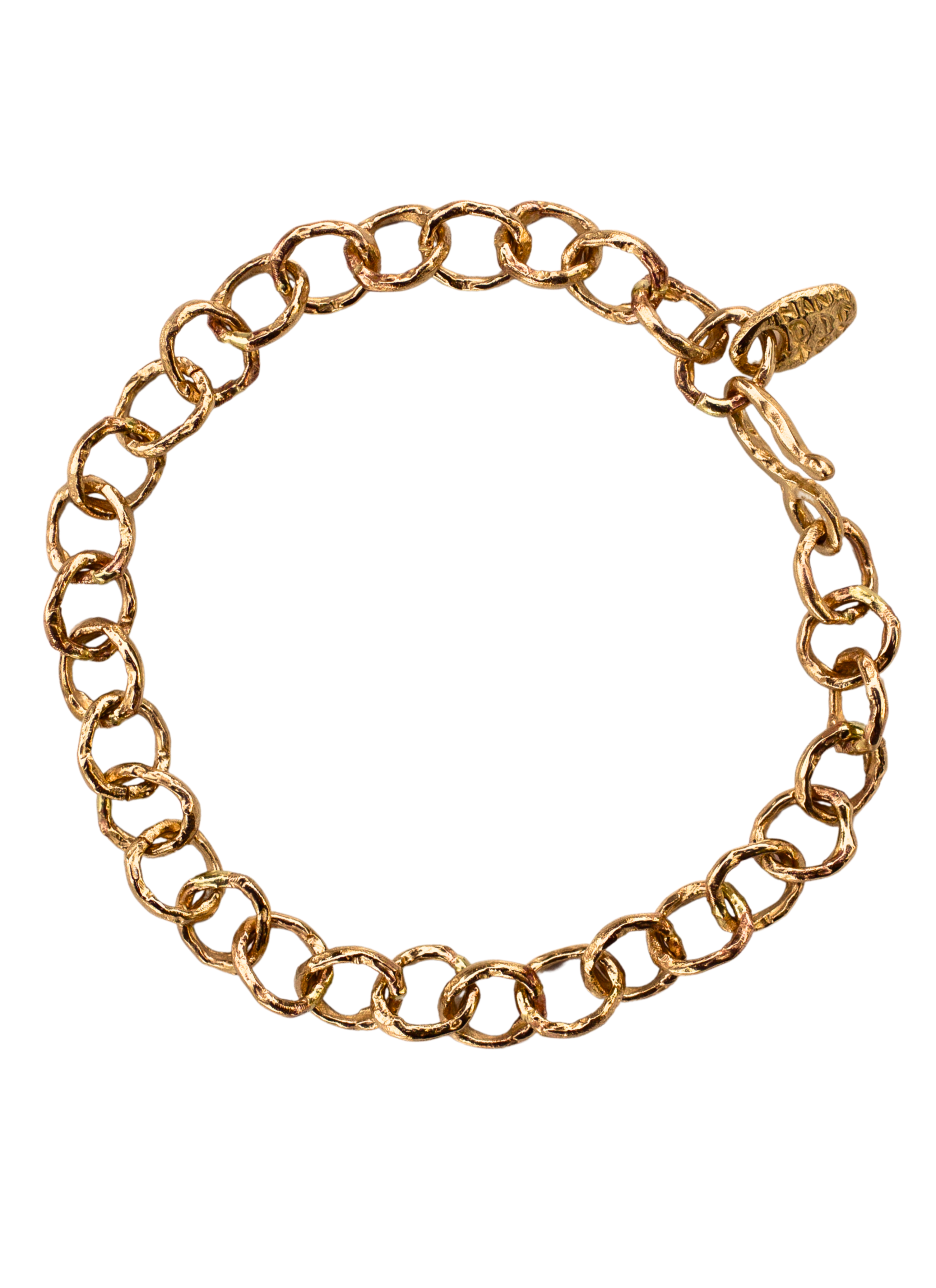 XOIE Link Bracelet in 14K Yellow Fairmined Gold