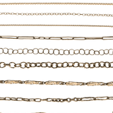 14K Gold Chains - Bracelet and Necklace Options