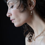 EYES No. 3 Earrings - Pink Spinel, Sapphire, Diamond - Single or Pair