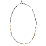 JONSI Slub Link Chain Necklace - Mixed