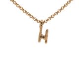 LETTER Charm - Gold + Pavé