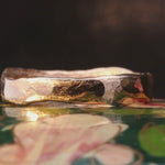 Close-up of Hand-Carved ESPEN Ring Showcasing Textured Finish