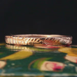 Artisan-Crafted FERN Stacker Ring in Recycled Platinum