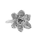 RORA Giant Flower Signet Ring - Sterling Silver